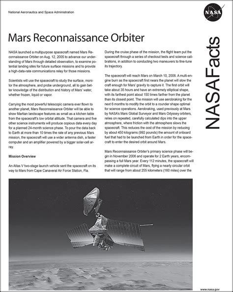 火形|Mars Fact Sheet